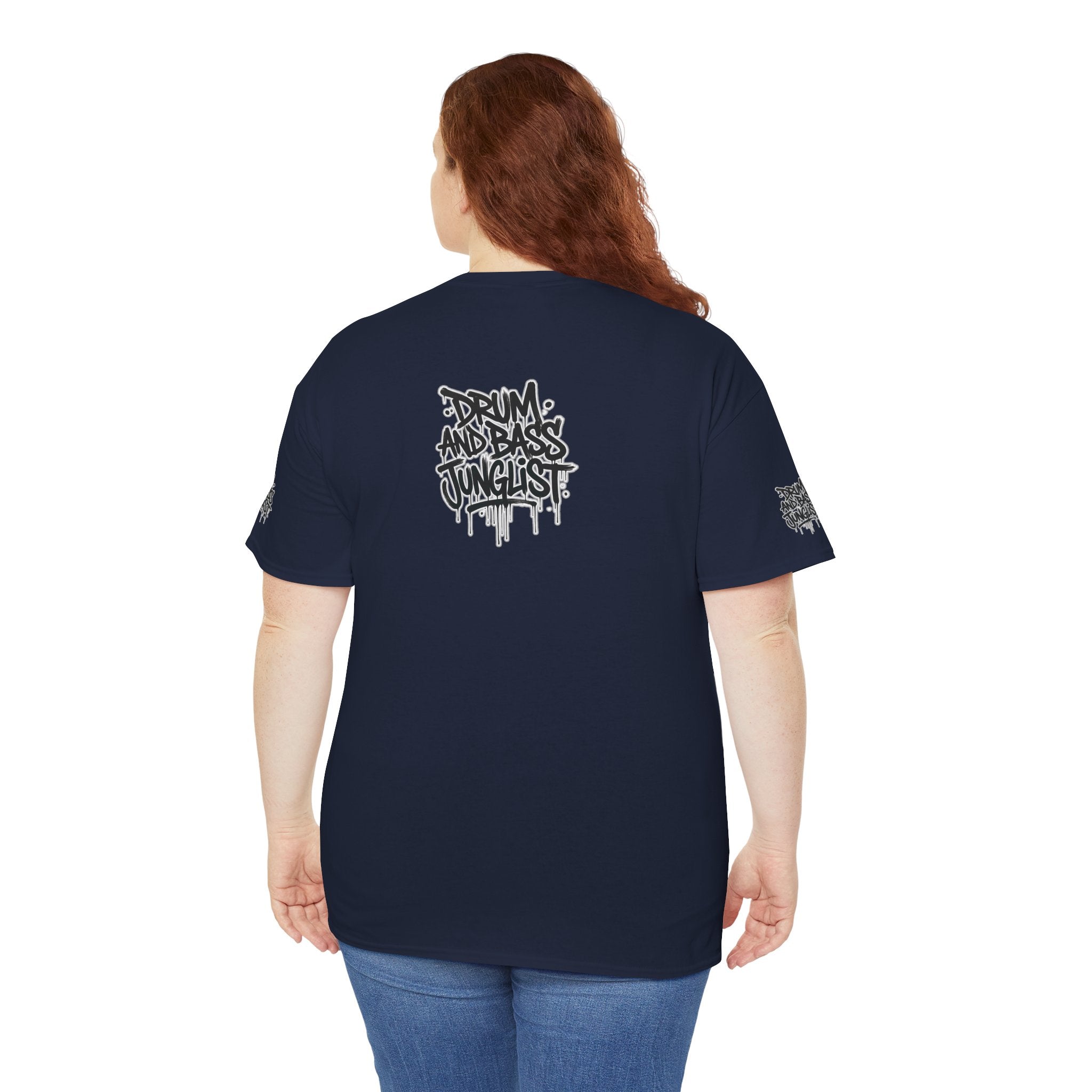 Junglist Militia™ Since 1996 | Drum & Bass Junglist Graffiti Gildan Premium Cotton T-Shirt | NeuroDemonic Records Official Streetwear | 10 Colors