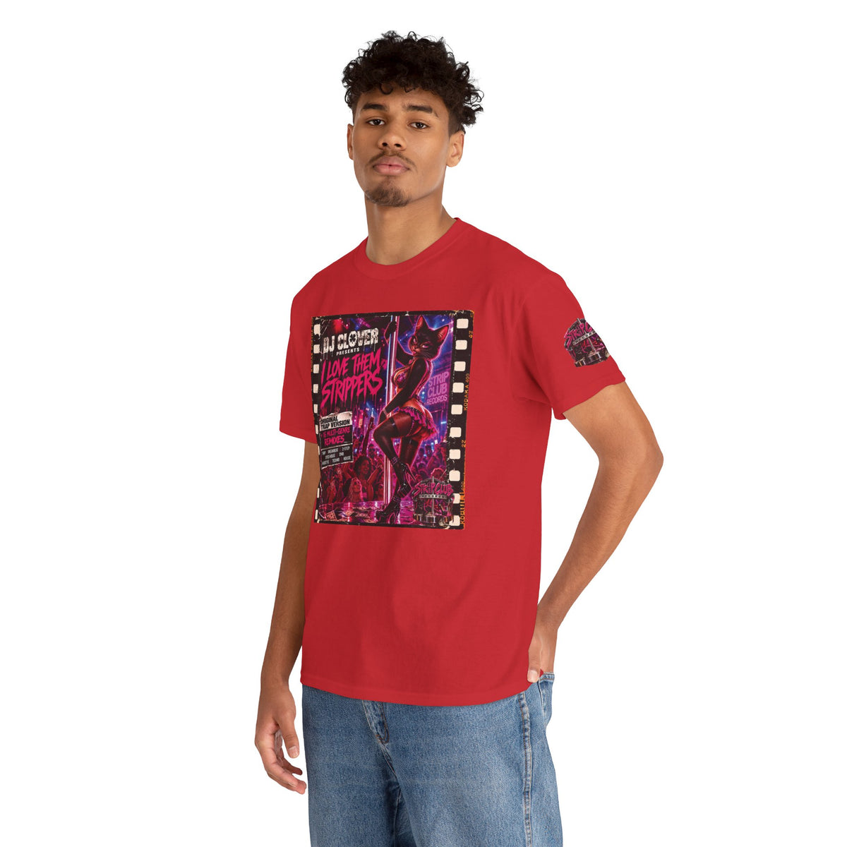 DJ Clover Presents “I Love Them Strippers” - Strip Club Records Official Album T-Shirt