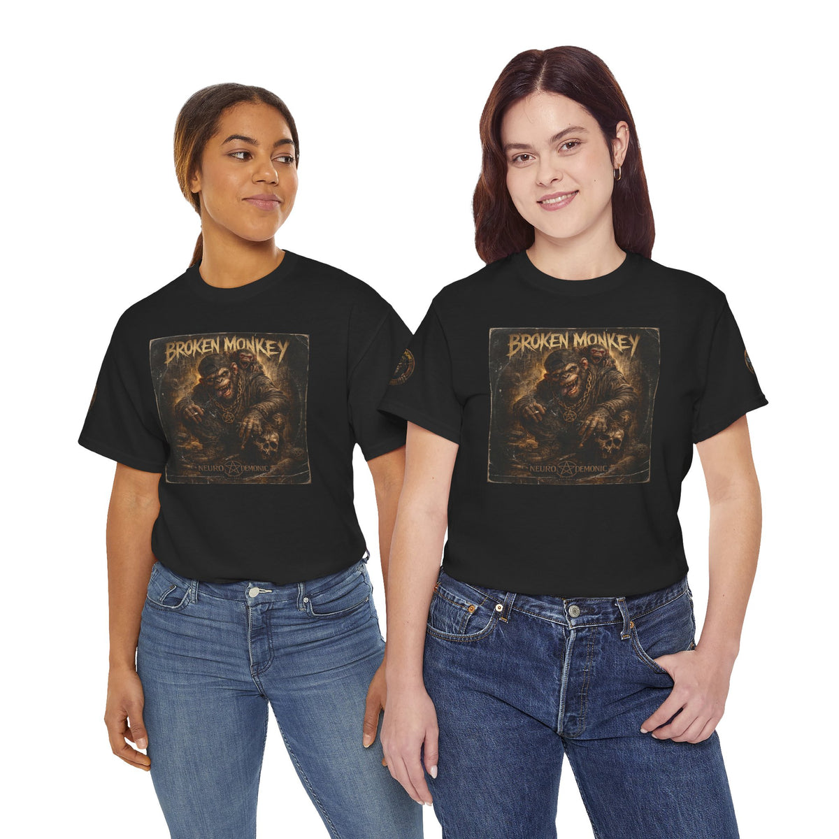 BROKEN MONKEY Vintage Heavyweight - Drum & Bass T-Shirt