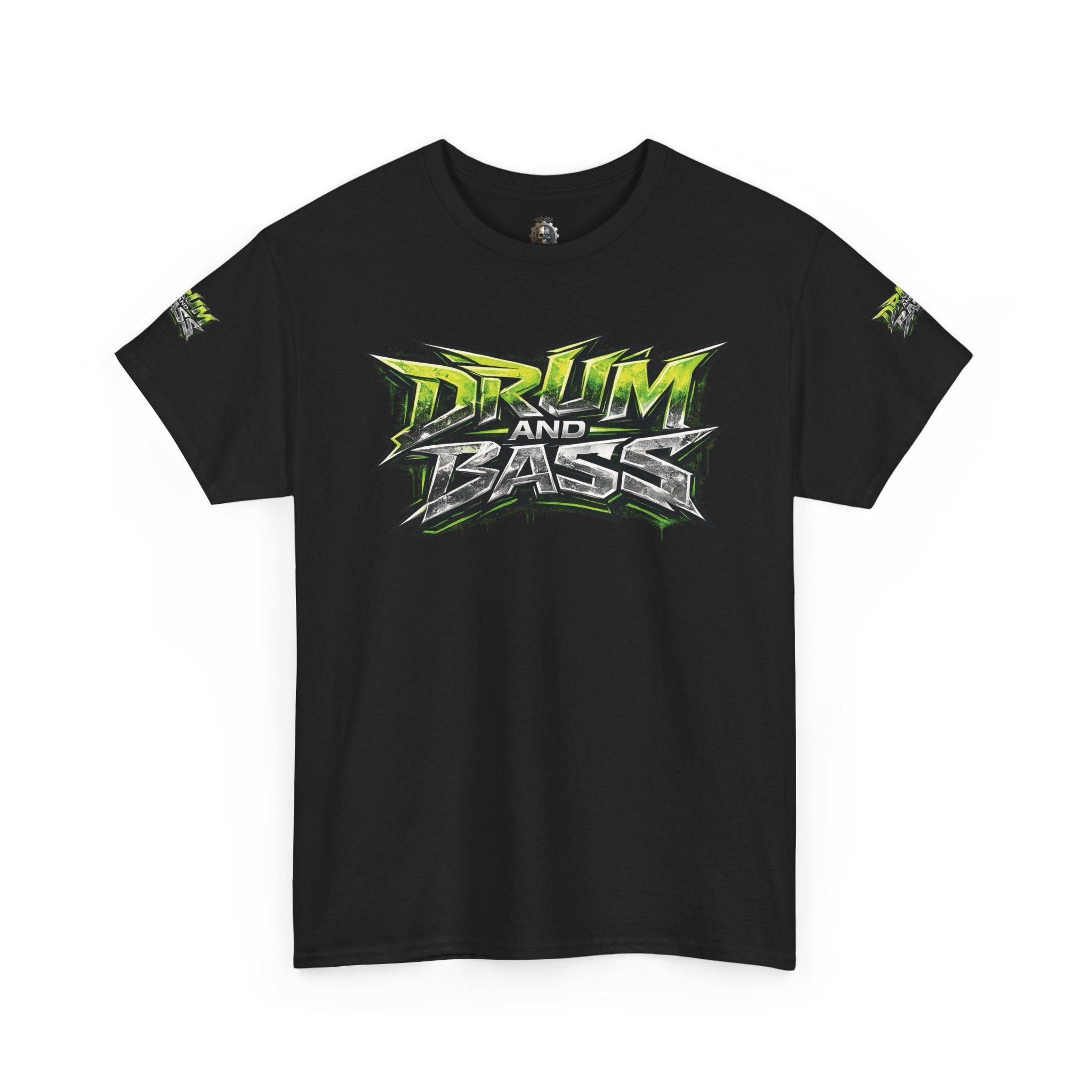 Official NeuroDemonic™ merchandise.  Drum and Bass T-Shirt | Premium Gildan Heavy Cotton DJ, DNB & Junglist Graphic Tee