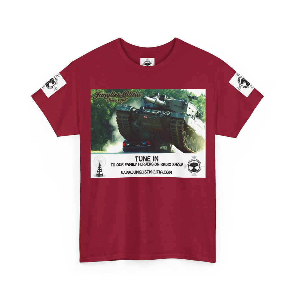 Classic Radio Junglist Militia The Junglist Militia Family Perversion Radio Show Los Angeles, California. Unisex Gildan T-Shirt