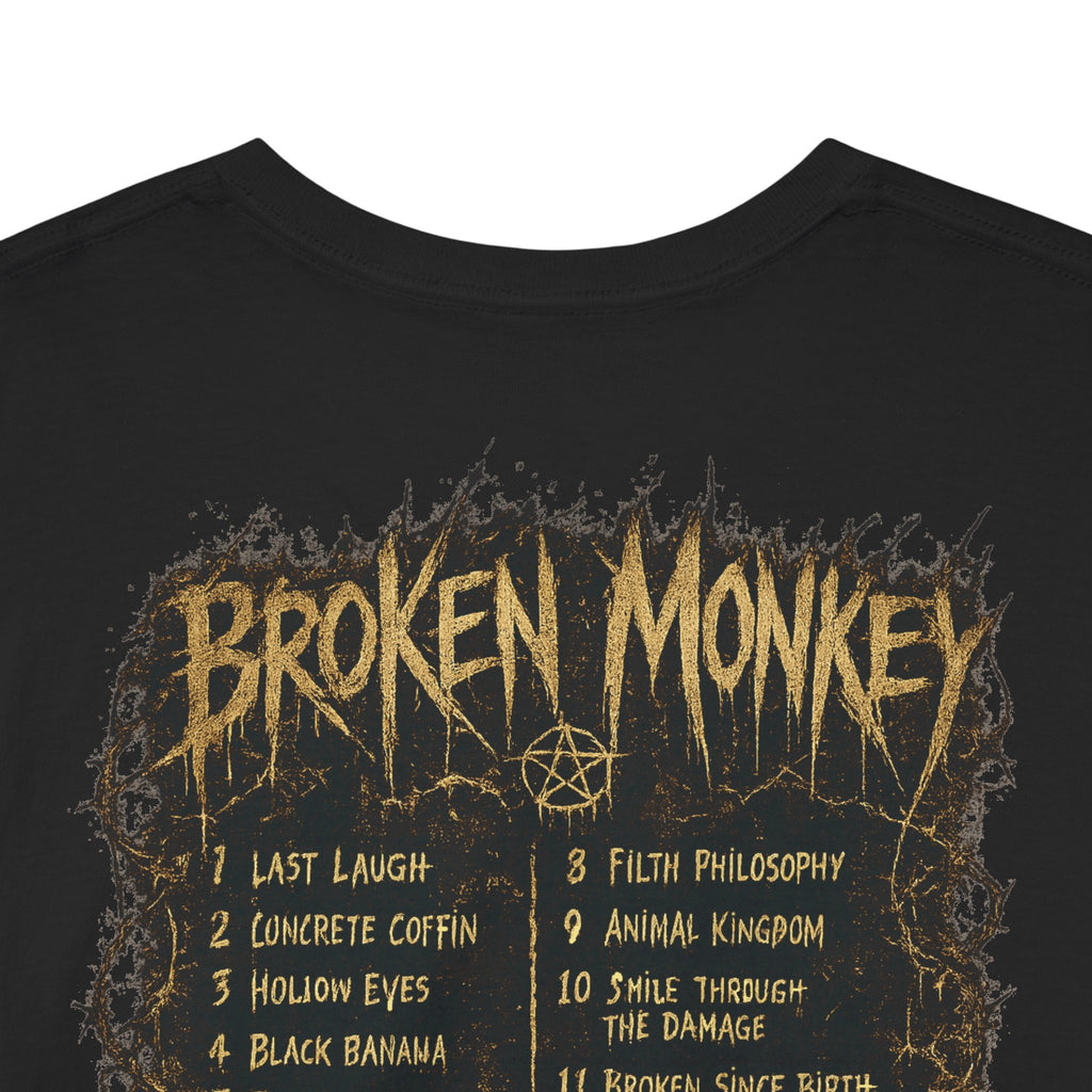 Broken Monkey Limited Edition Concert T-Shirt | Official NeuroDemonic Records Drum and Bass Edition