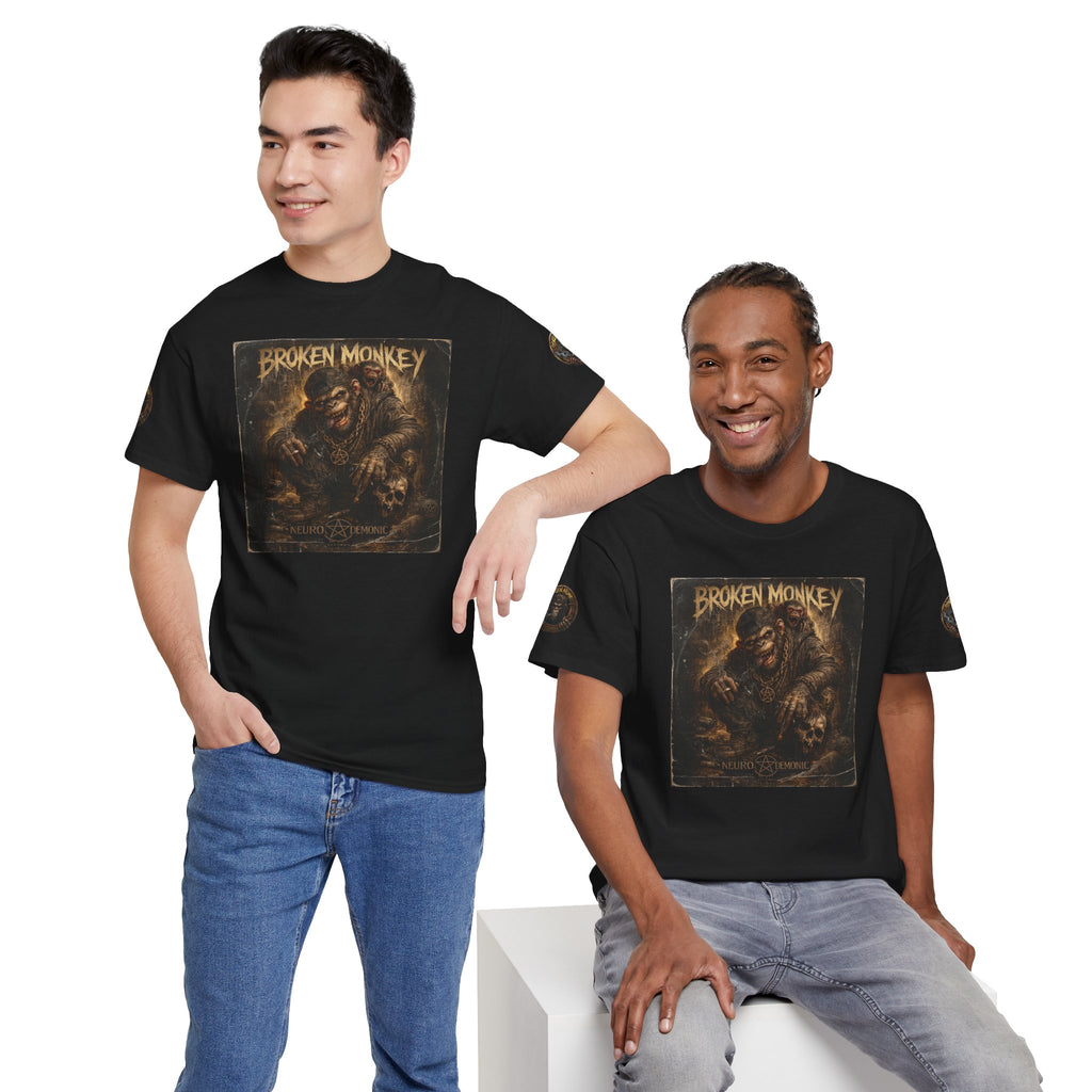 BROKEN MONKEY Vintage Heavyweight - Drum & Bass T-Shirt