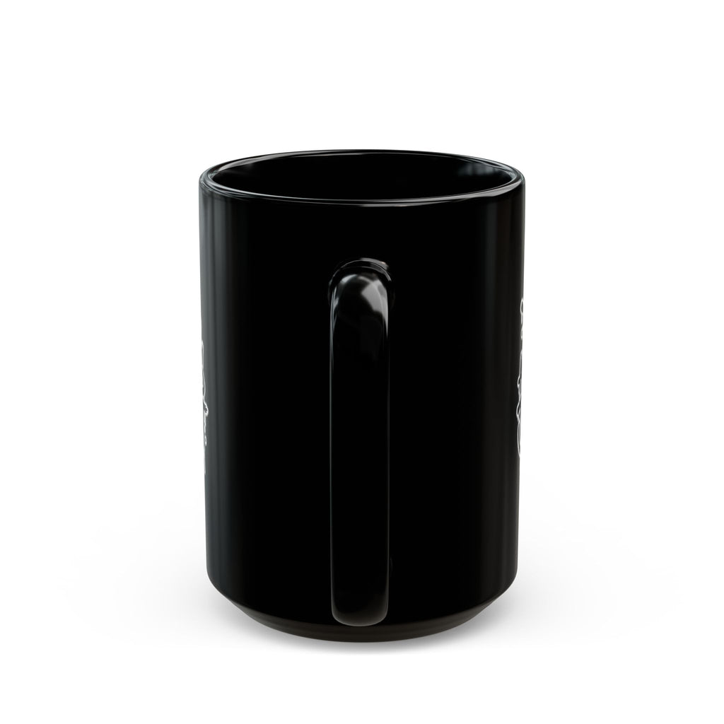 Drum and Bass Junglist Black Coffee Mug – Graffiti Logo | 11oz & 15oz | NeuroDemonic® Official Merchandise