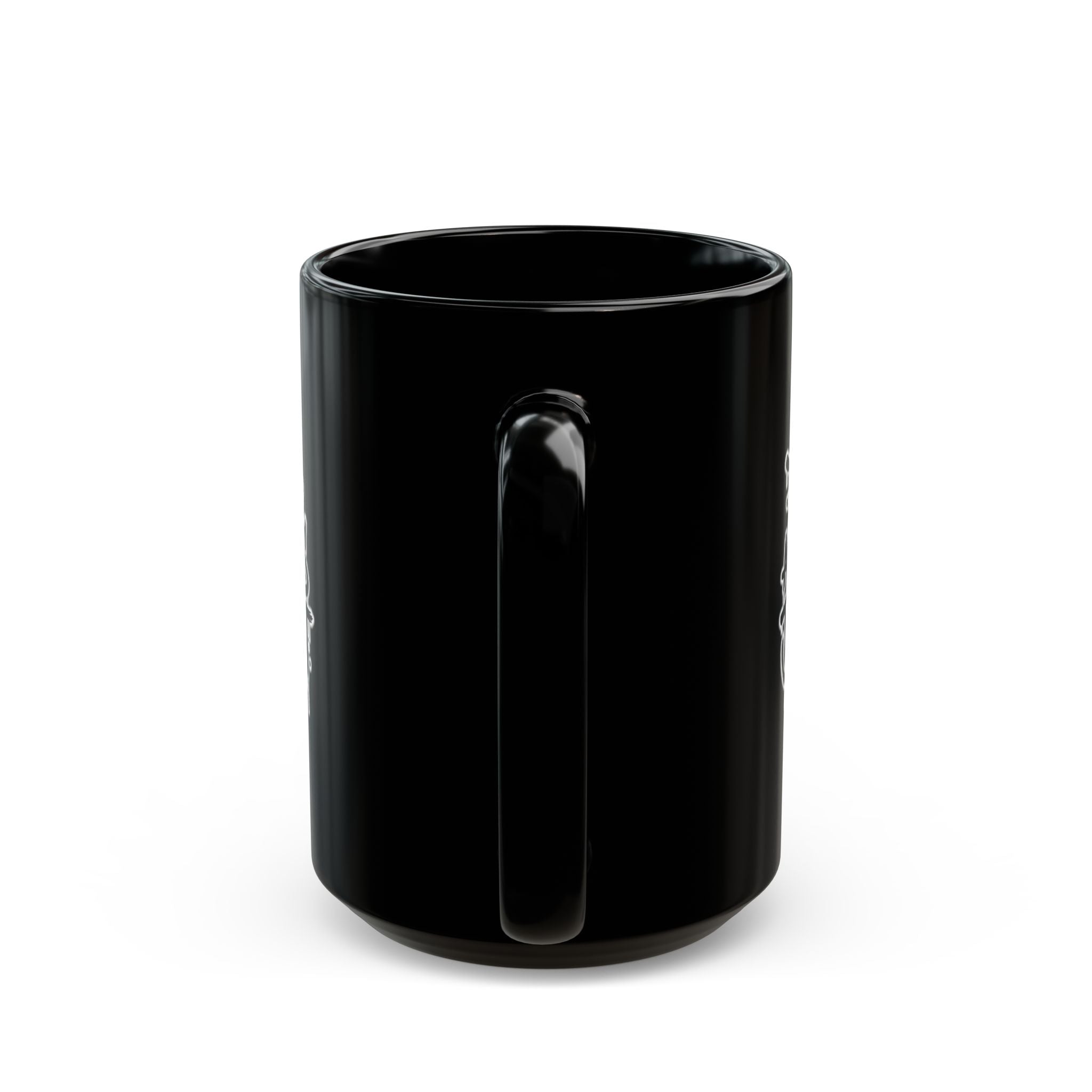 Drum and Bass Junglist Black Coffee Mug – Graffiti Logo | 11oz & 15oz | NeuroDemonic® Official Merchandise