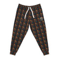 NEURODEMONIC™ Carnival Jester Joggers | DNB Hardstyle Jungle Techno Streetwear | Graffiti Skull Festival Sweatpants | Unisex All-Over Print