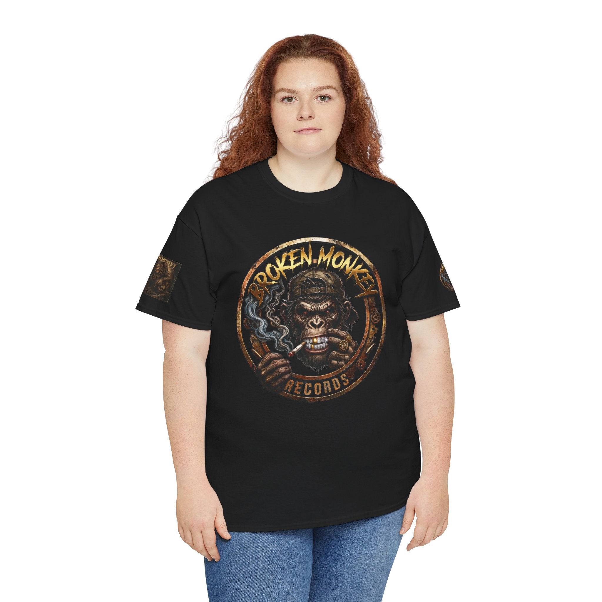 Broken Monkey Records Premium Heavy Drum & Bass T-Shirt | Neurofunk • Jump Up • Jungle • DJ Streetwear