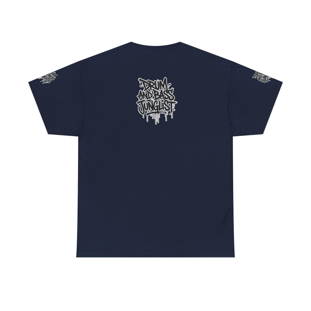 Junglist Militia™ Since 1996 | Drum & Bass Junglist Graffiti Gildan Premium Cotton T-Shirt | NeuroDemonic Records Official Streetwear | 10 Colors