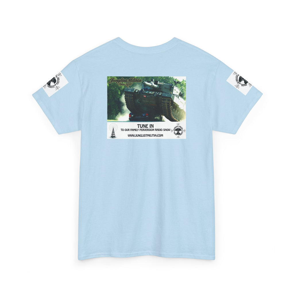 Classic Radio Junglist Militia The Junglist Militia Family Perversion Radio Show Los Angeles, California. Unisex Gildan T-Shirt