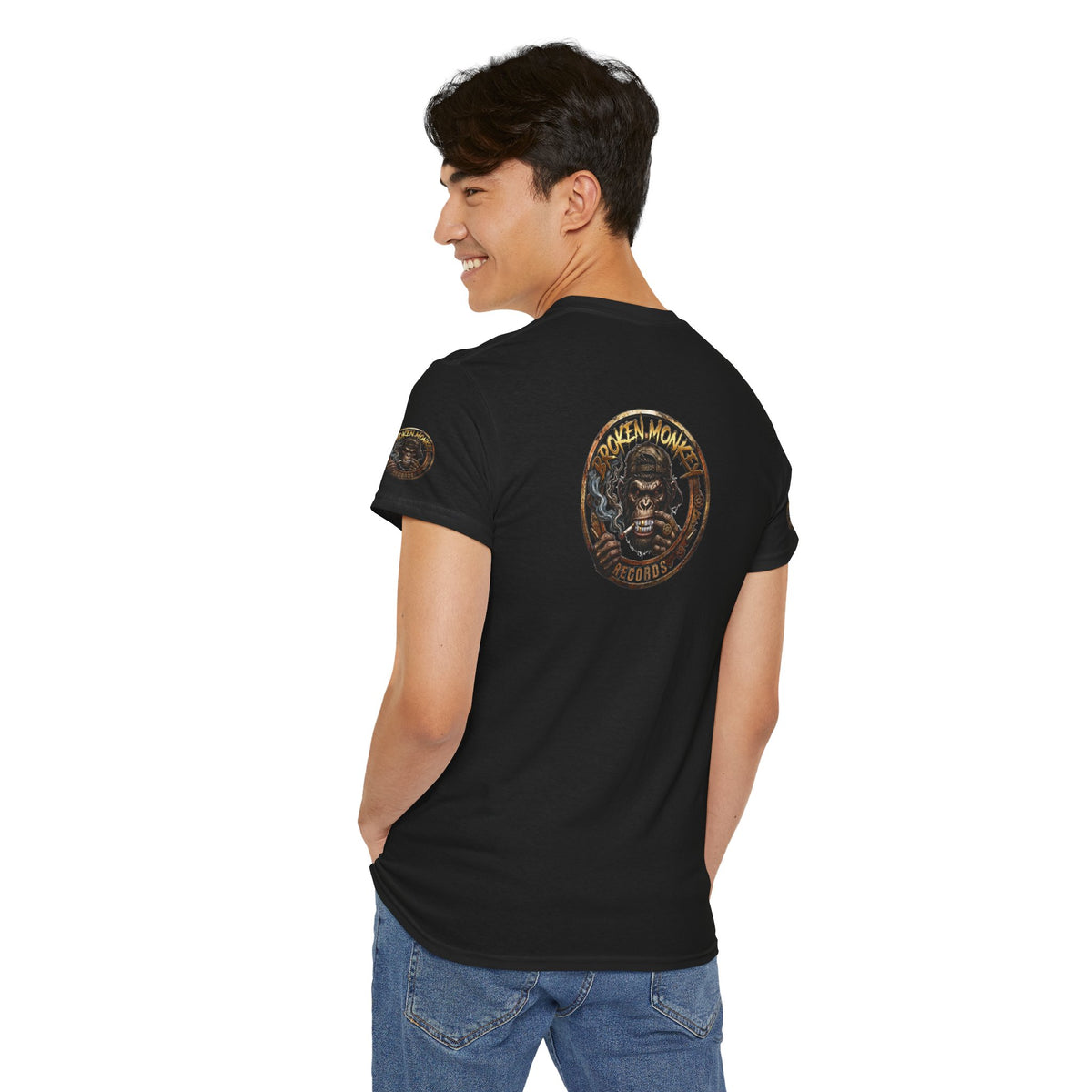BROKEN MONKEY Vintage Heavyweight - Drum & Bass T-Shirt