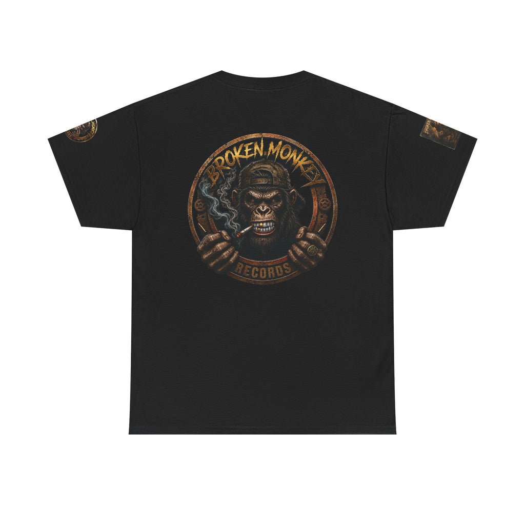 Broken Monkey Records Premium Heavy Drum & Bass T-Shirt | Neurofunk • Jump Up • Jungle • DJ Streetwear