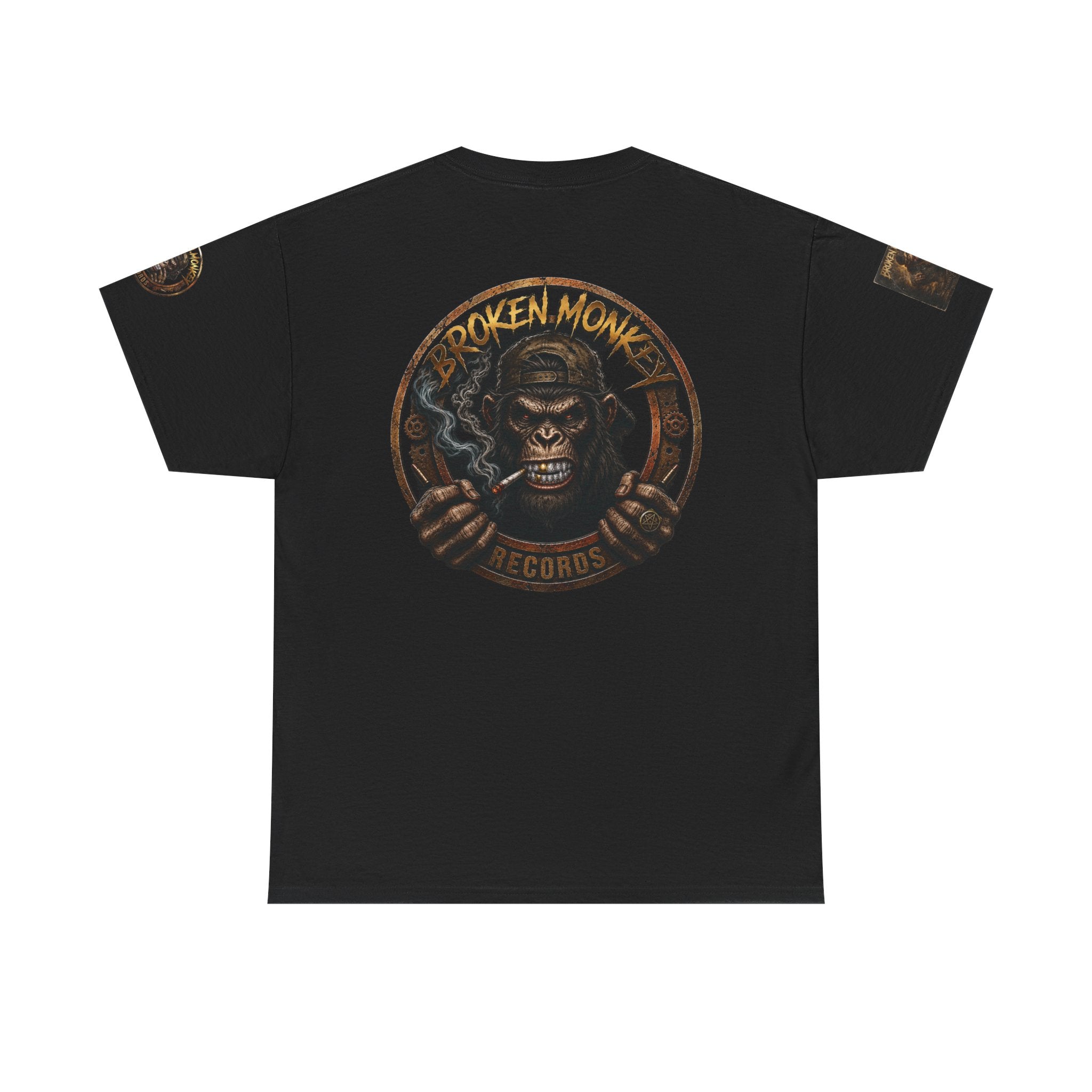 Broken Monkey Records Premium Heavy Drum & Bass T-Shirt | Neurofunk • Jump Up • Jungle • DJ Streetwear