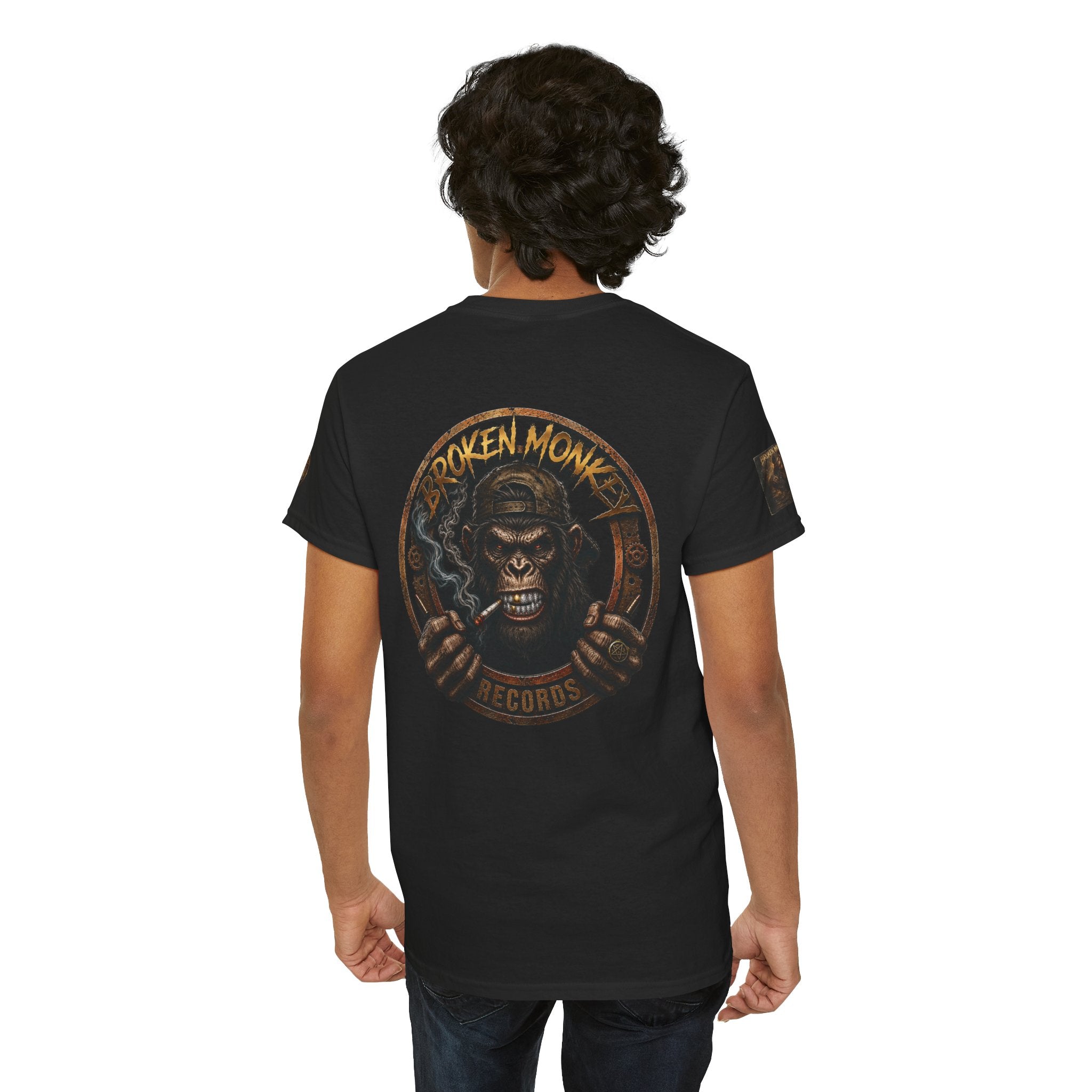 Broken Monkey Records Premium Heavy Drum & Bass T-Shirt | Neurofunk • Jump Up • Jungle • DJ Streetwear