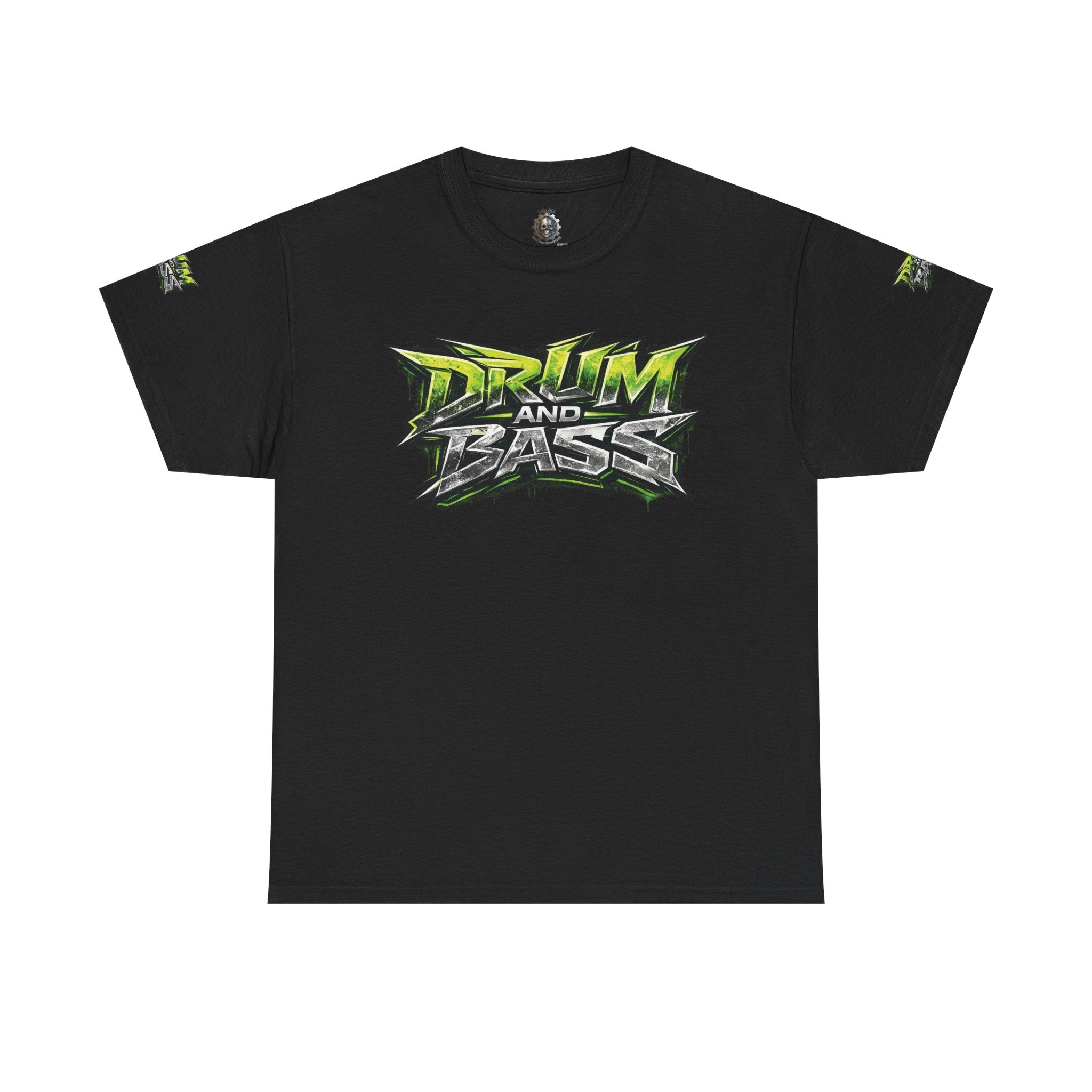 Official NeuroDemonic™ merchandise.  Drum and Bass T-Shirt | Premium Gildan Heavy Cotton DJ, DNB & Junglist Graphic Tee