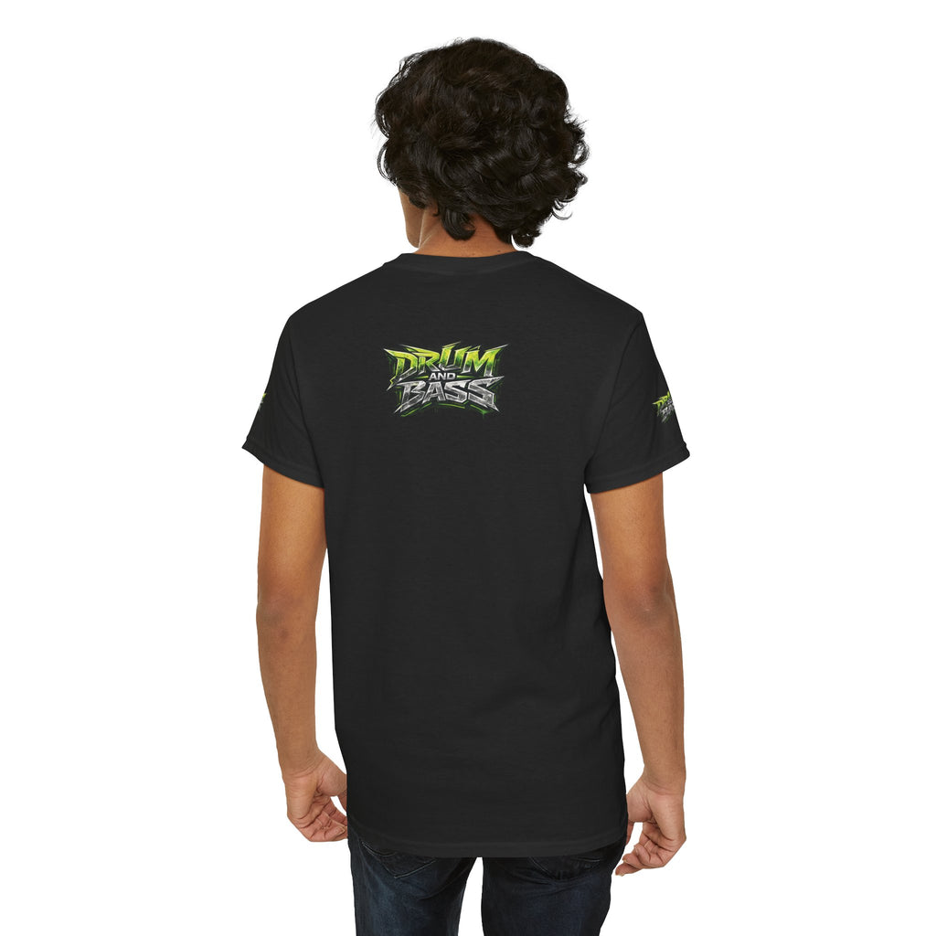 Official NeuroDemonic™ merchandise.  Drum and Bass T-Shirt | Premium Gildan Heavy Cotton DJ, DNB & Junglist Graphic Tee