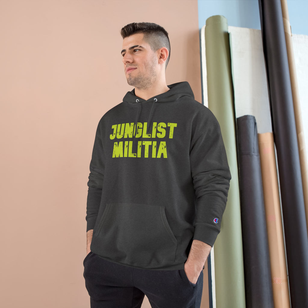 Champion Hoodie- JUNGLIST MILITIA ARMY