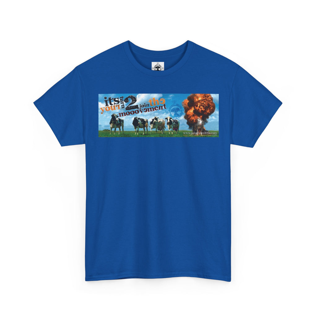 Cow Bombs Junglist Militia Bomb Threat 1st Gen Logo - Unisex T shirts - Junglist Militia Since 1996