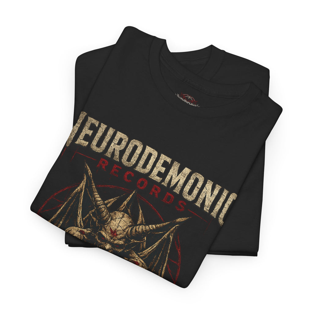 NeuroDemonic Records™ Premium Gildan Cotton T-Shirt – Gargoyle Demon Tour Edition