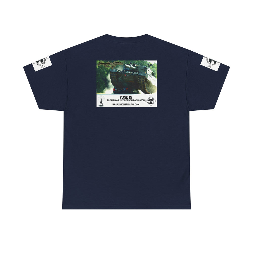 Classic Radio Junglist Militia The Junglist Militia Family Perversion Radio Show Los Angeles, California. Unisex Gildan T-Shirt