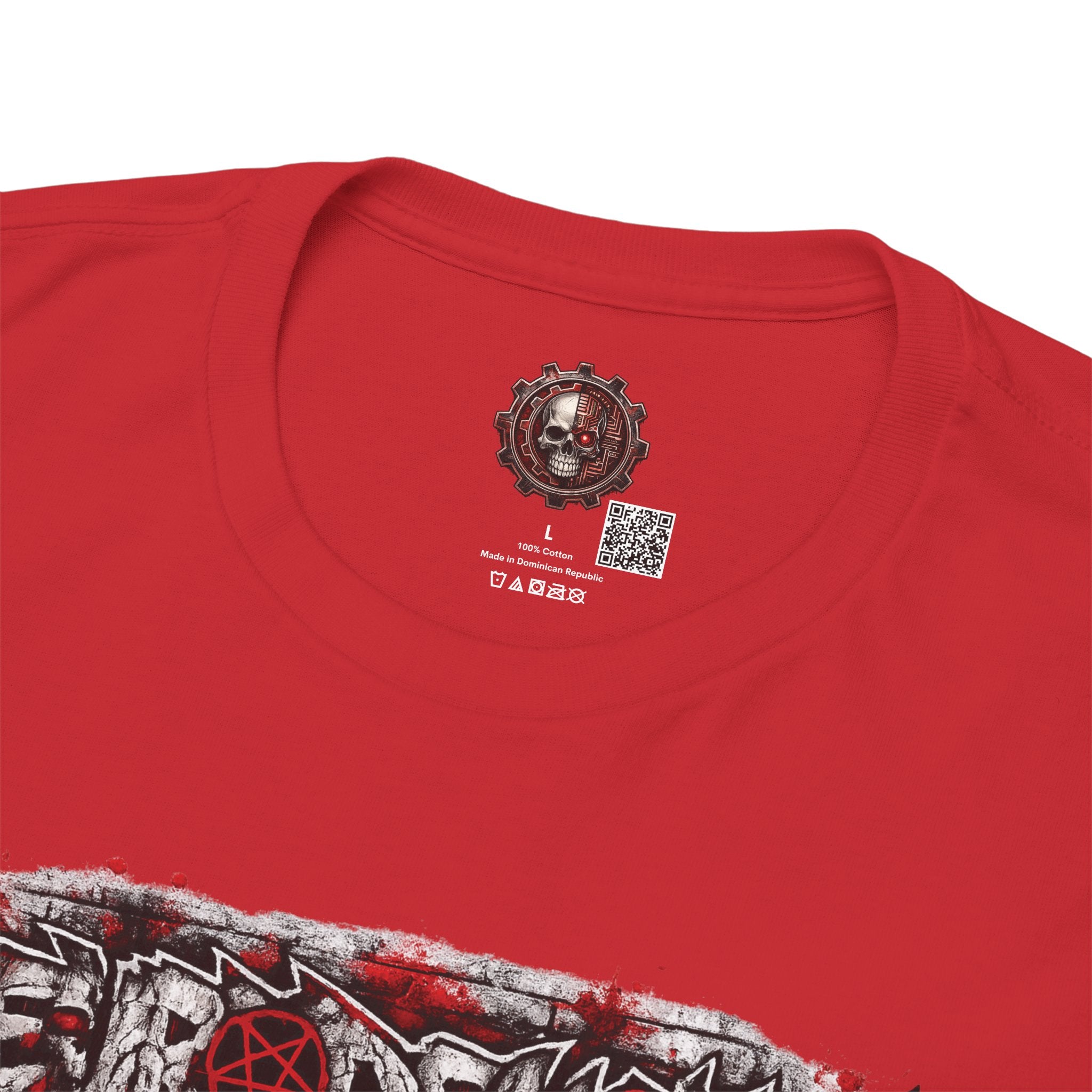 NEURODEMONIC™ Graffiti Skull Pentagram T Shirt | DNB Hardstyle Jungle Techno Trapcore Metalcore Streetwear |Skull Tee — Gildan Graphic Shirt