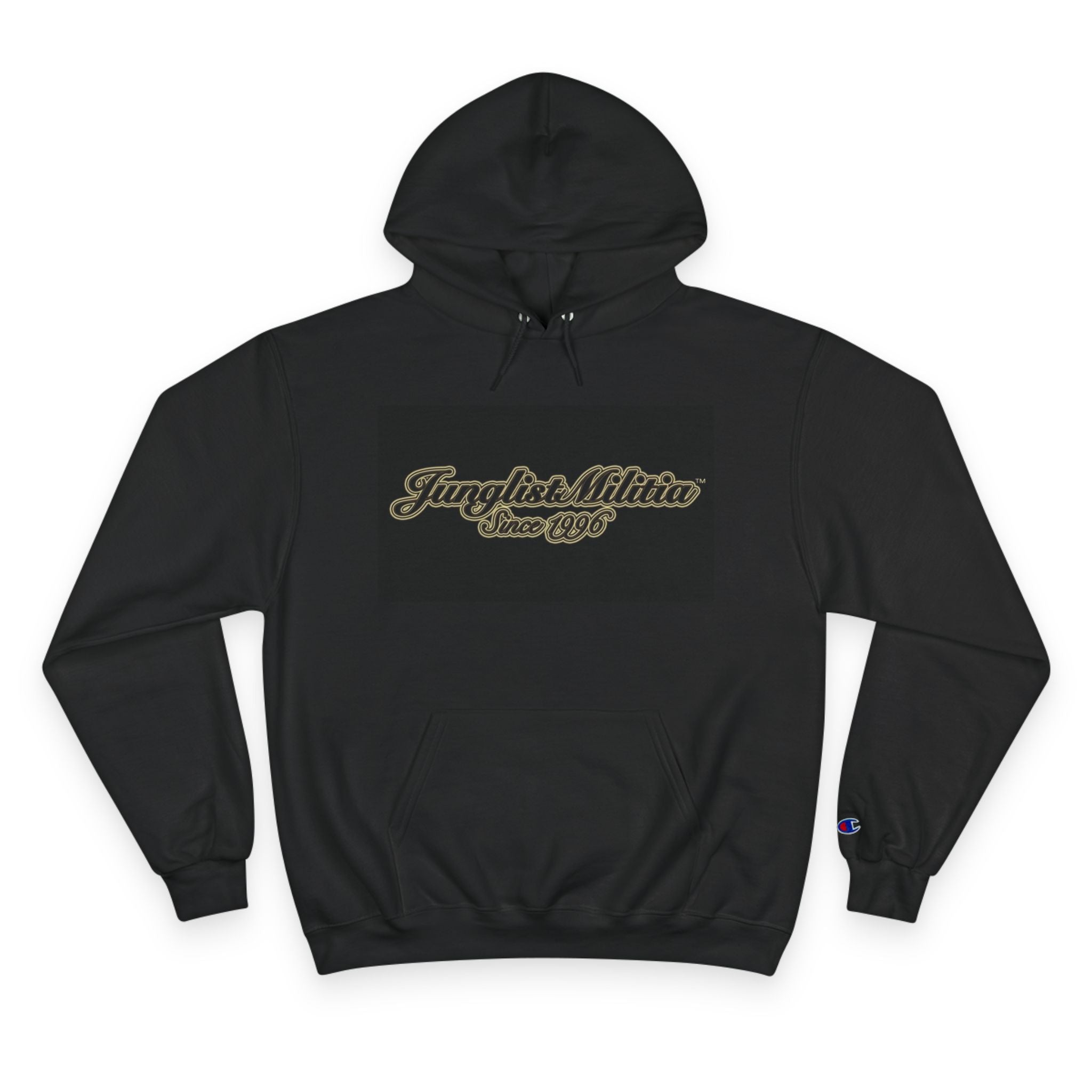 Champion Hoodie-Junglist Militia Since 1996 2nd Generation Logo