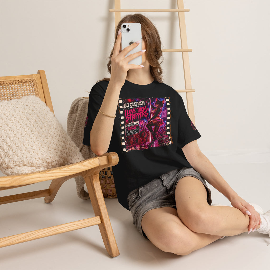 DJ Clover Presents “I Love Them Strippers” - Strip Club Records Official Album T-Shirt