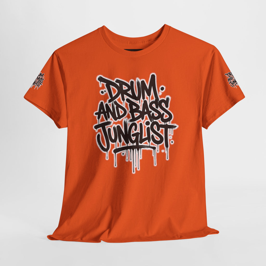 Junglist Militia™ Since 1996 | Drum & Bass Junglist Graffiti Gildan Premium Cotton T-Shirt | NeuroDemonic Records Official Streetwear | 10 Colors