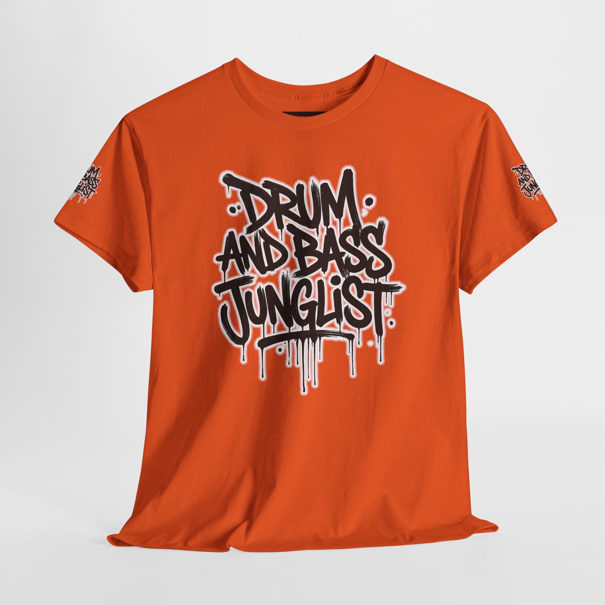 Junglist Militia™ Since 1996 | Drum & Bass Junglist Graffiti Gildan Premium Cotton T-Shirt | NeuroDemonic Records Official Streetwear | 10 Colors