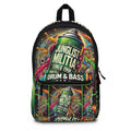 JUNGLIST MILITIA™ Since 1996 Graffiti Backpack | Drum & Bass Jungle Streetwear | Festival DJ Travel Backpack | Urban Rave Edition