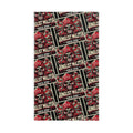 Blood Red Skull - Hand/Gym Towel - Junglist Militia Since 1996 3rd Generation logo