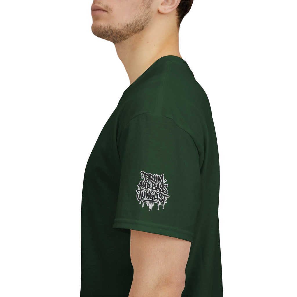 Junglist Militia™ Since 1996 | Drum & Bass Junglist Graffiti Gildan Premium Cotton T-Shirt | NeuroDemonic Records Official Streetwear | 10 Colors