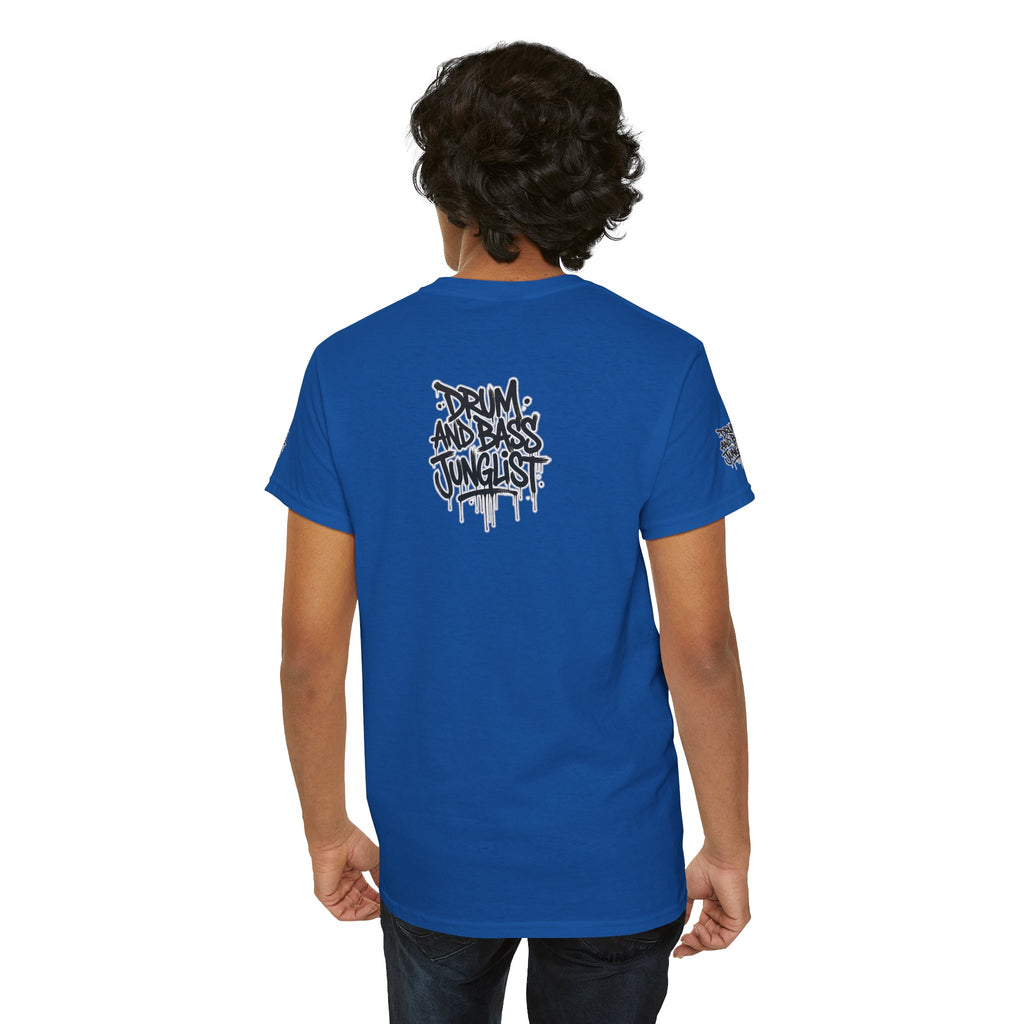 Junglist Militia™ Since 1996 | Drum & Bass Junglist Graffiti Gildan Premium Cotton T-Shirt | NeuroDemonic Records Official Streetwear | 10 Colors