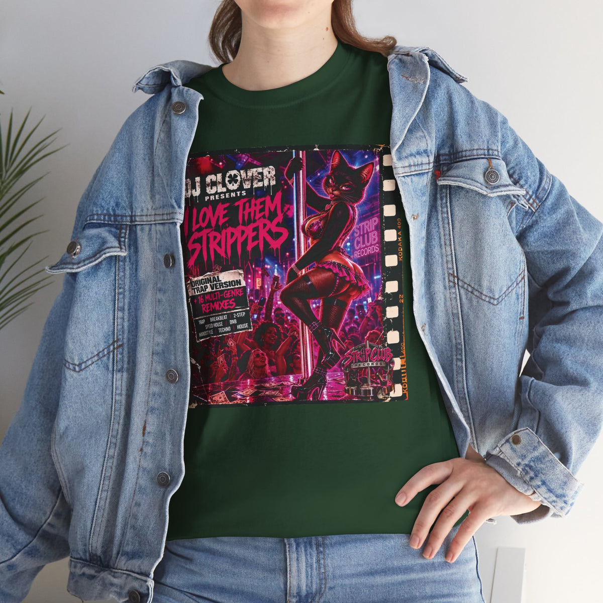 DJ Clover Presents “I Love Them Strippers” - Strip Club Records Official Album T-Shirt