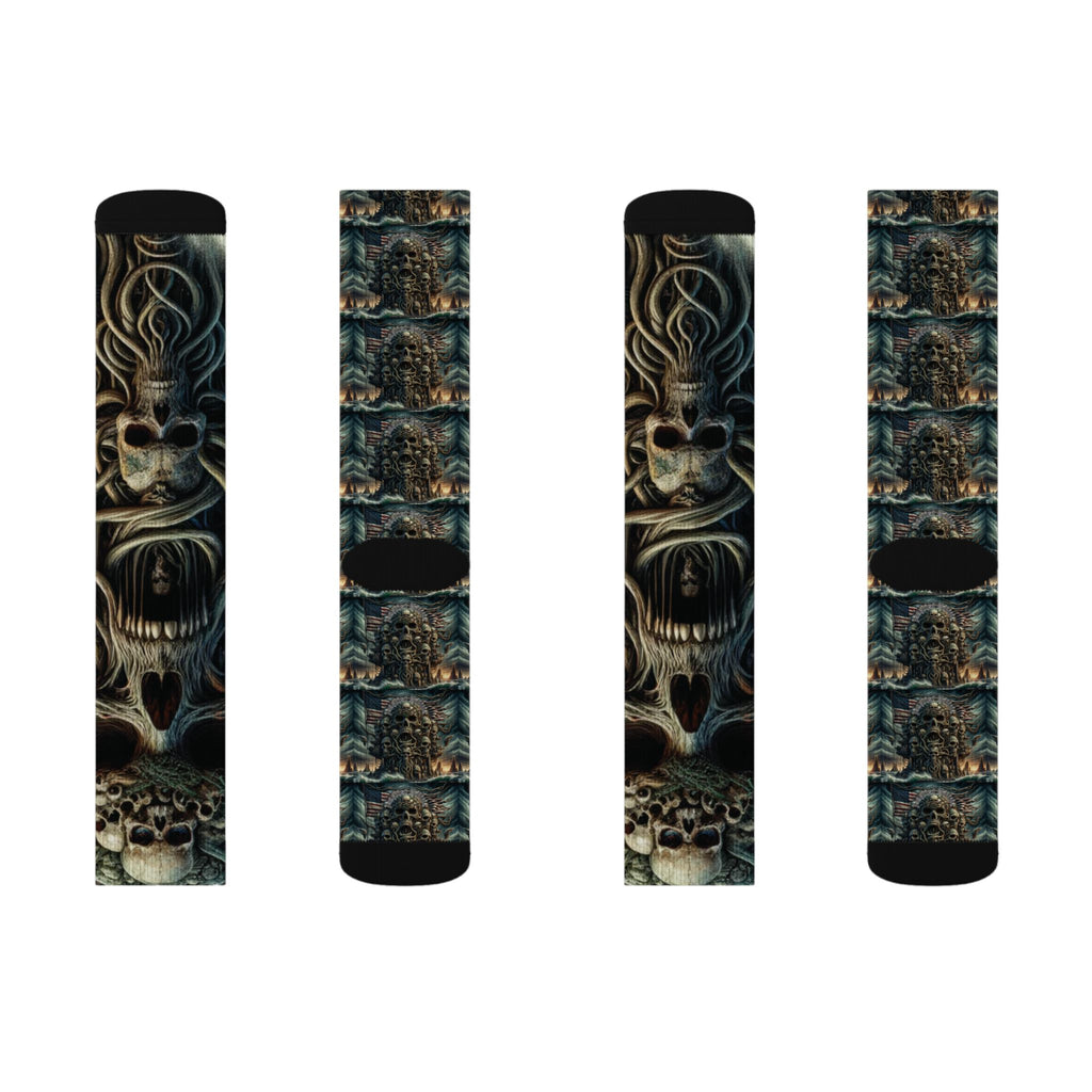 Ghosts of War Sublimation Socks- Unisex-Junglist Militia