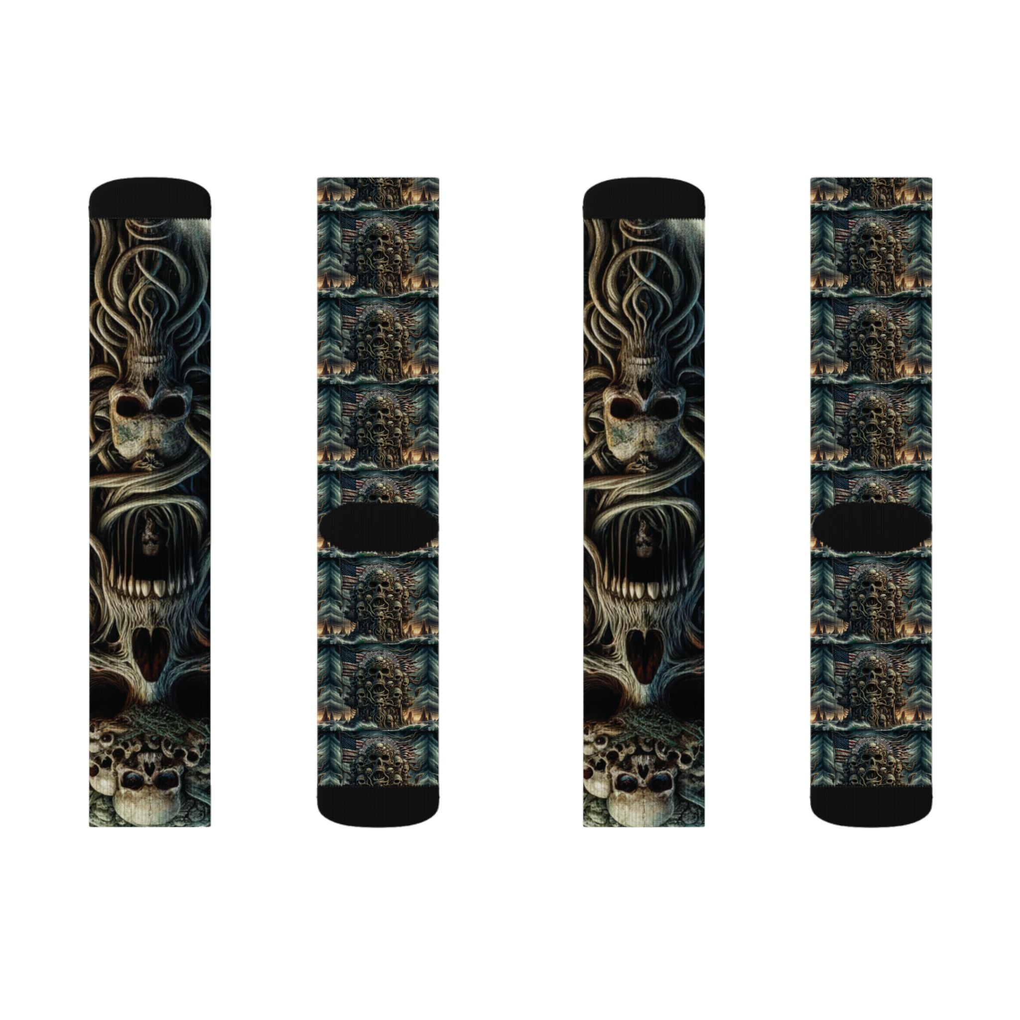 Ghosts of War Sublimation Socks- Unisex-Junglist Militia