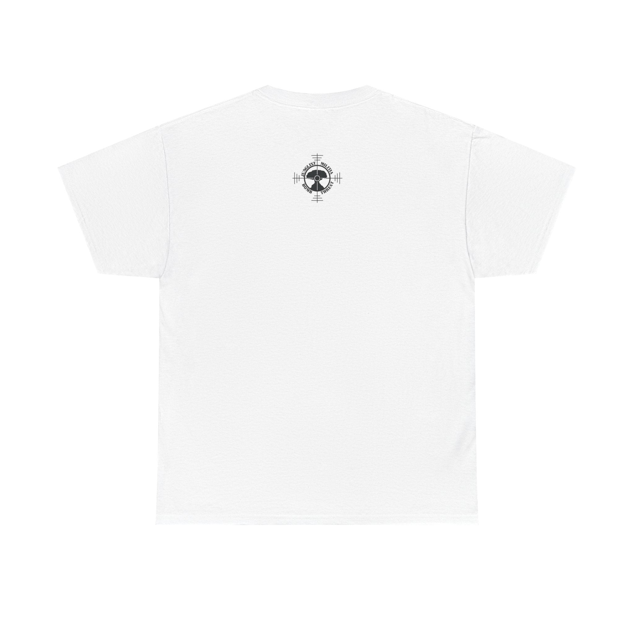 Fuck Terrorism 1st gen. Bomb Threat Logo - Unisex Heavy Cotton Tee - Junglist Militia Since 1996