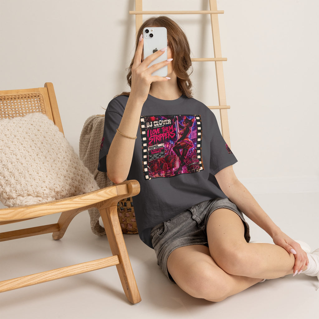 DJ Clover Presents “I Love Them Strippers” - Strip Club Records Official Album T-Shirt