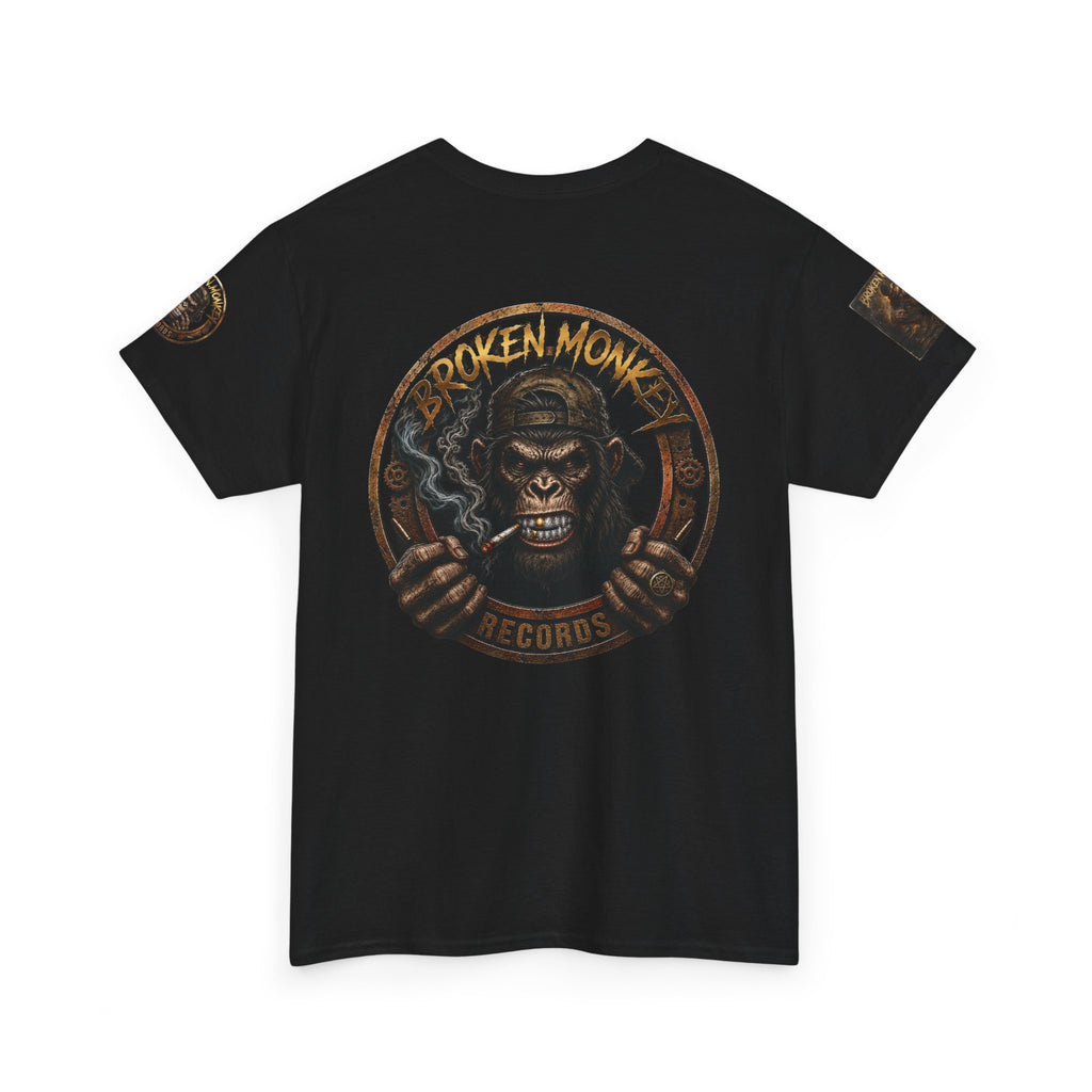 Broken Monkey Records Premium Heavy Drum & Bass T-Shirt | Neurofunk • Jump Up • Jungle • DJ Streetwear