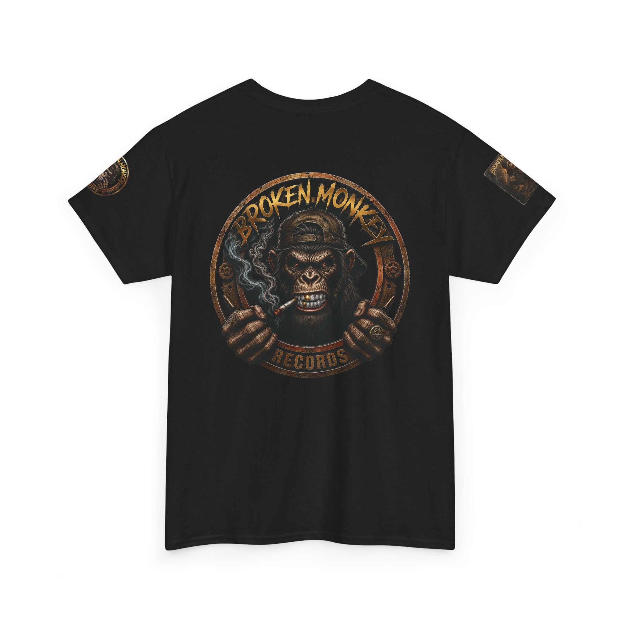 Broken Monkey Records Premium Heavy Drum & Bass T-Shirt | Neurofunk • Jump Up • Jungle • DJ Streetwear