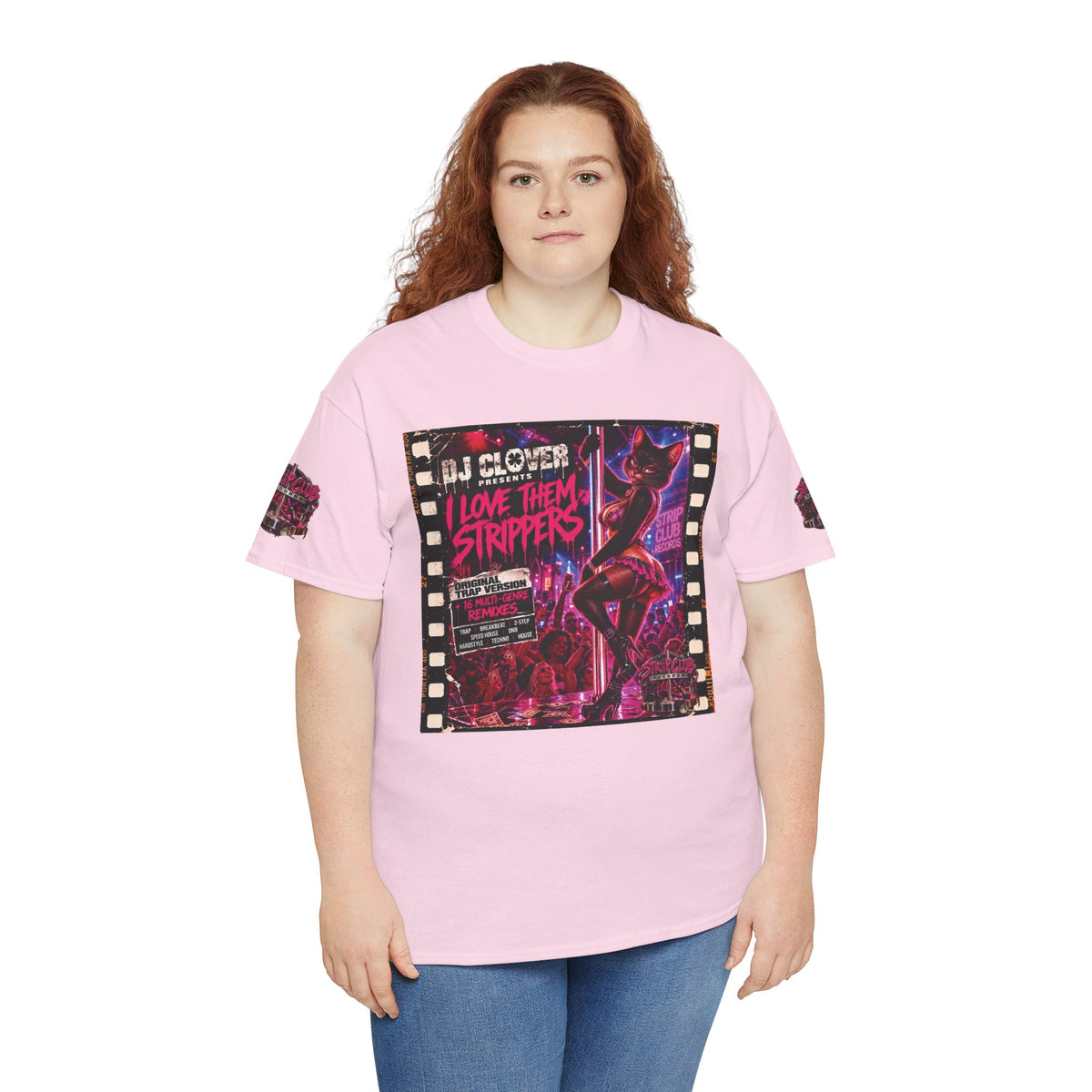 DJ Clover Presents “I Love Them Strippers” - Strip Club Records Official Album T-Shirt