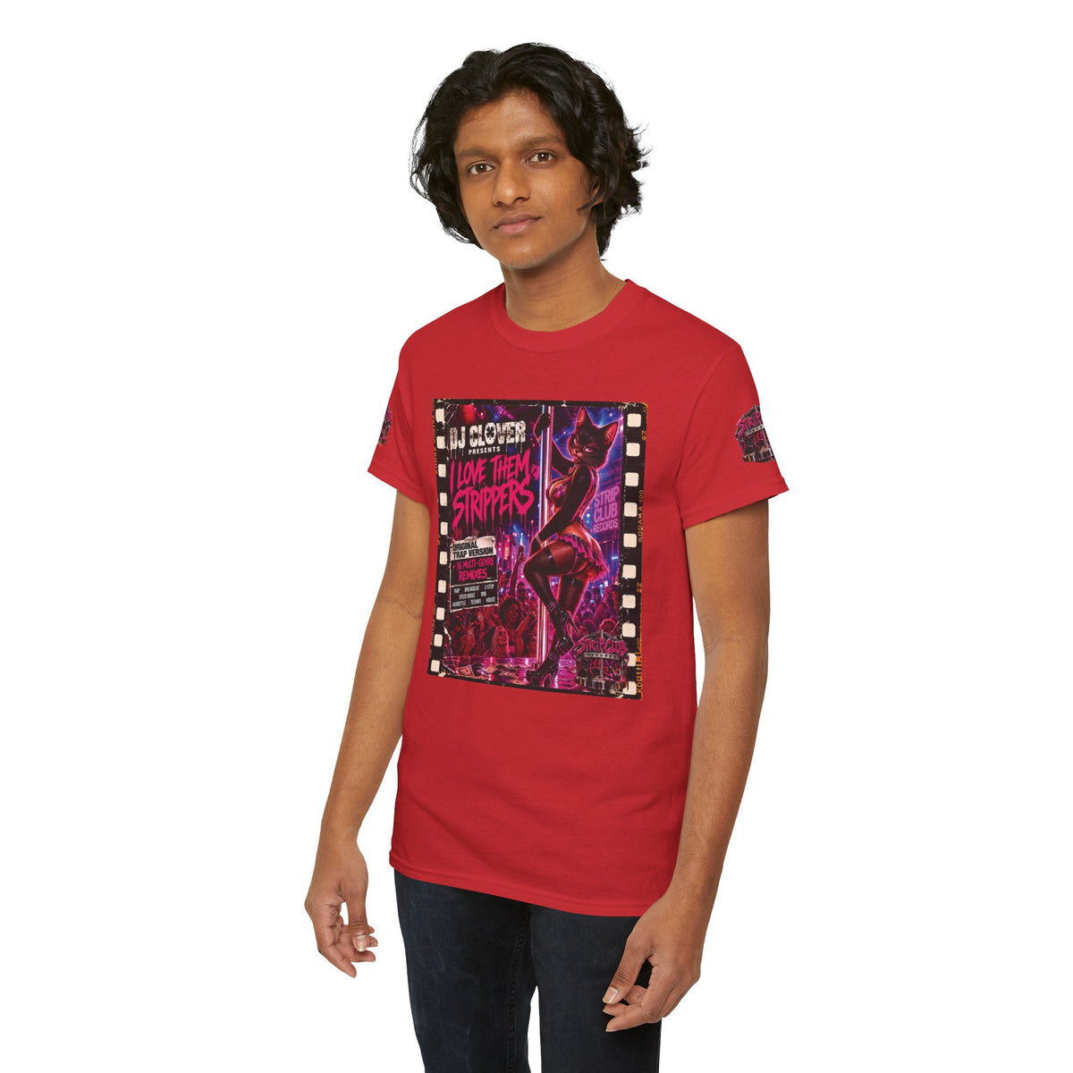 DJ Clover Presents “I Love Them Strippers” - Strip Club Records Official Album T-Shirt