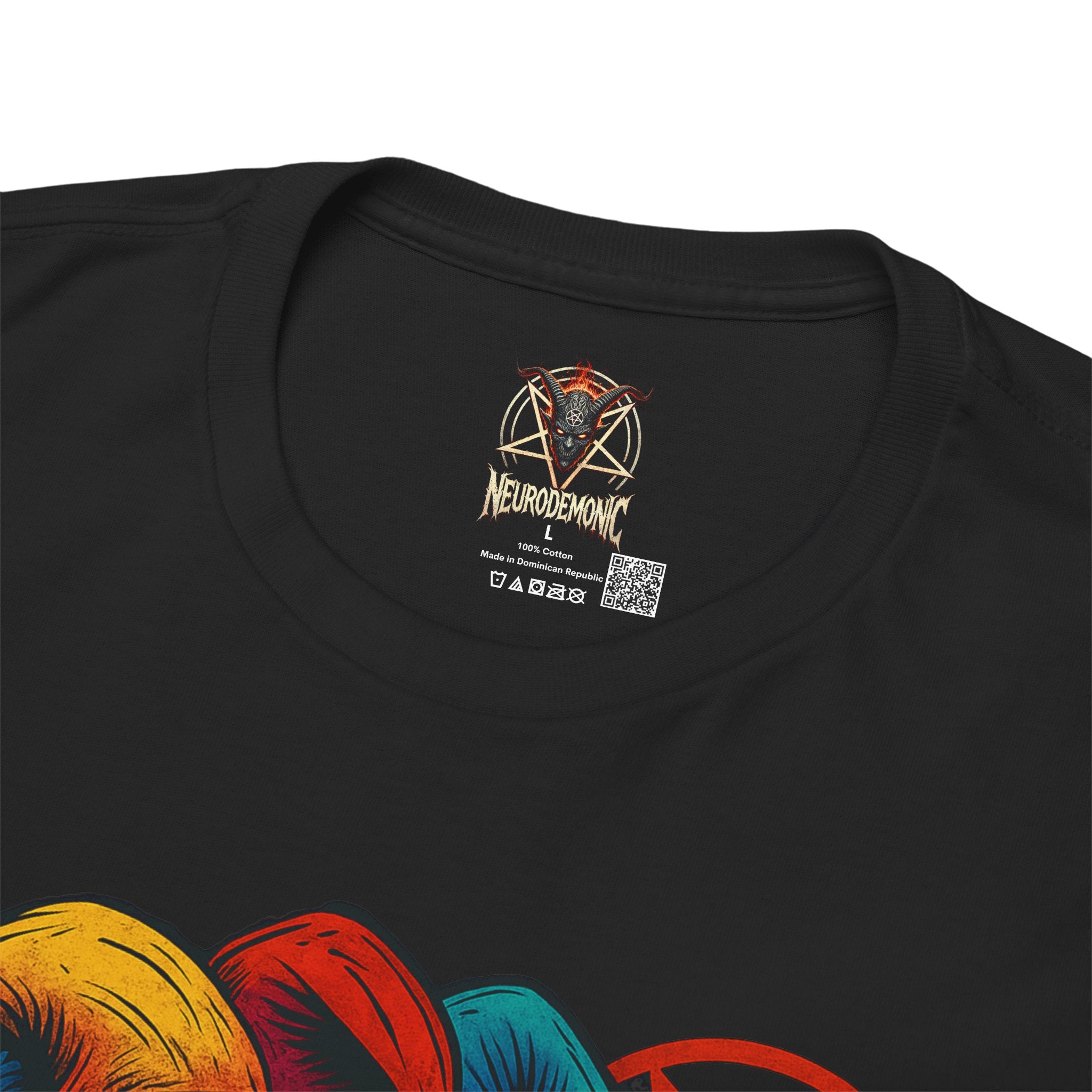 NeuroDemonic Carnival Jester T-Shirt – DNB Hardstyle Jungle Techno Edition