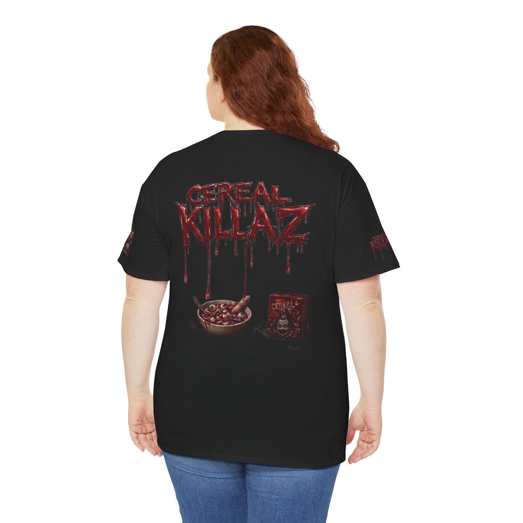CEREAL KILLAZ™ True Crime Horror Graphic T-Shirt | Gothic Streetwear | NeuroDemonic