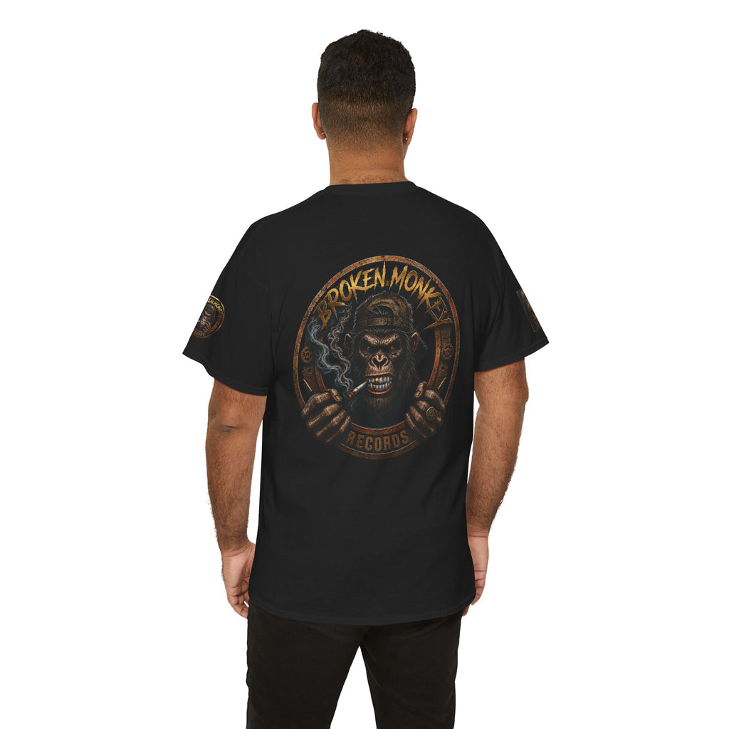 Broken Monkey Records Premium Heavy Drum & Bass T-Shirt | Neurofunk • Jump Up • Jungle • DJ Streetwear