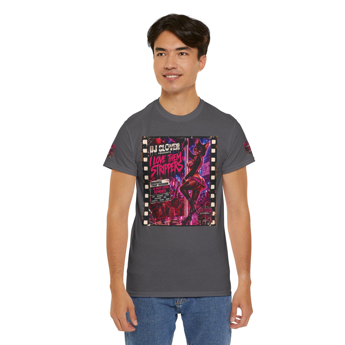 DJ Clover Presents “I Love Them Strippers” - Strip Club Records Official Album T-Shirt