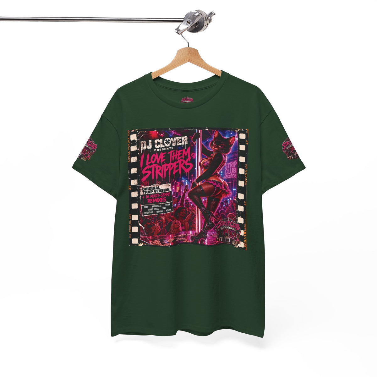 DJ Clover Presents “I Love Them Strippers” - Strip Club Records Official Album T-Shirt