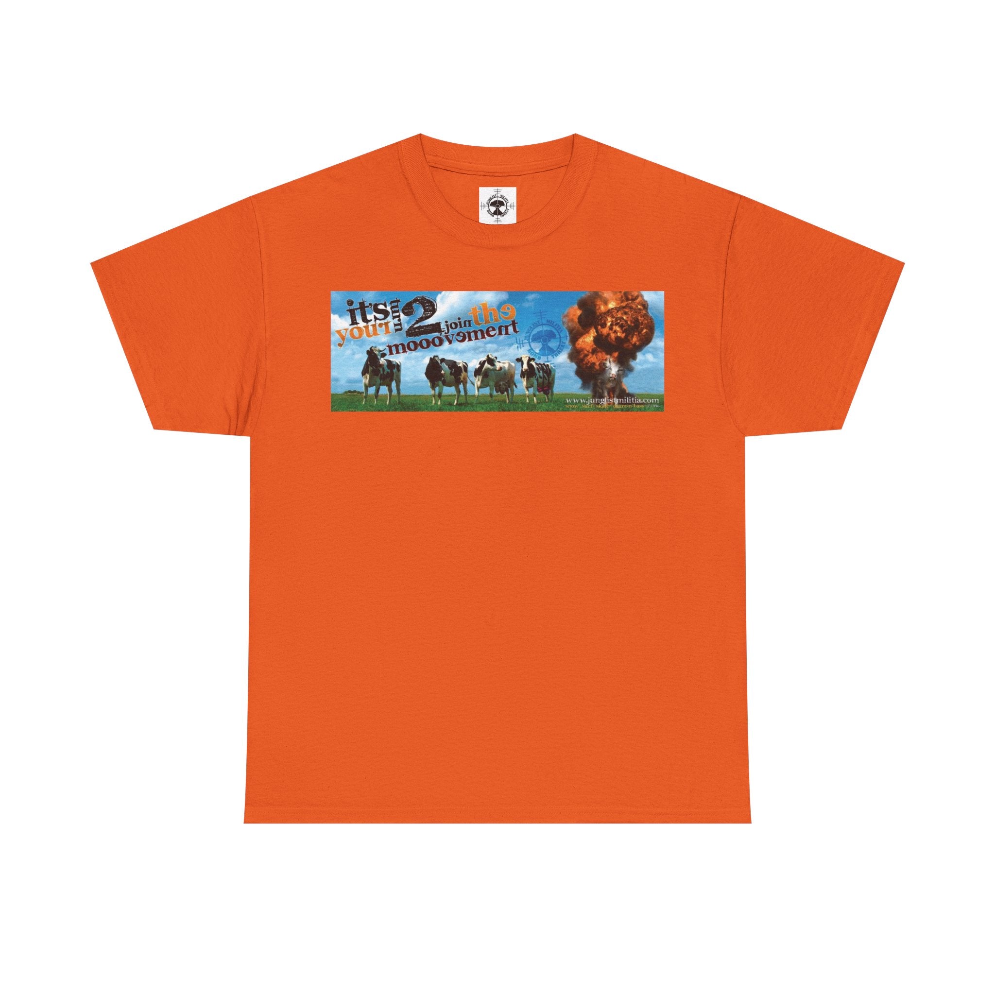 Cow Bombs Junglist Militia Bomb Threat 1st Gen Logo - Unisex T shirts - Junglist Militia Since 1996