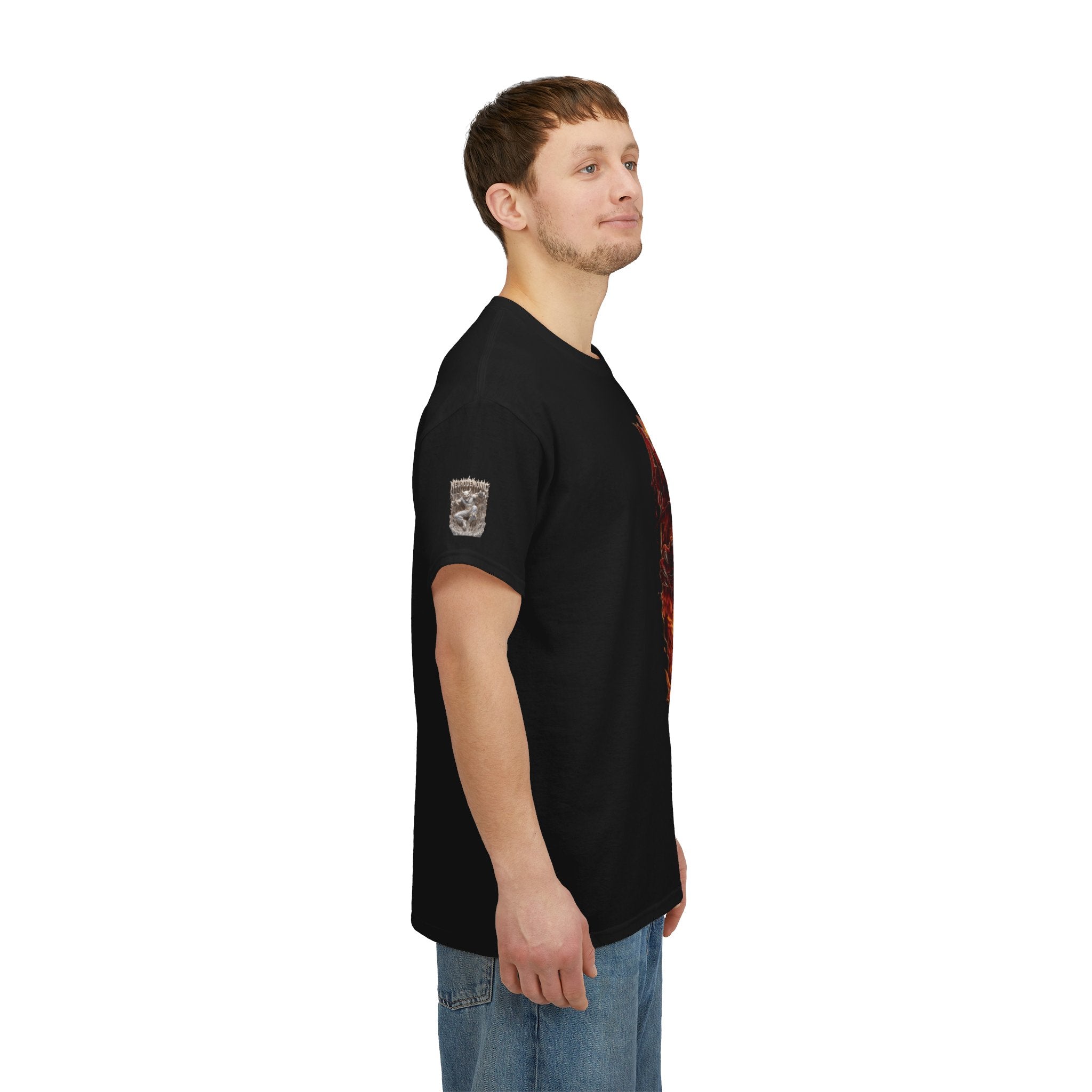 NeuroDemonic® Infernal Demon T-Shirt – Premium Gildan Underground Metal & Drum and Bass Streetwear | Premium Heavy Metal Edition