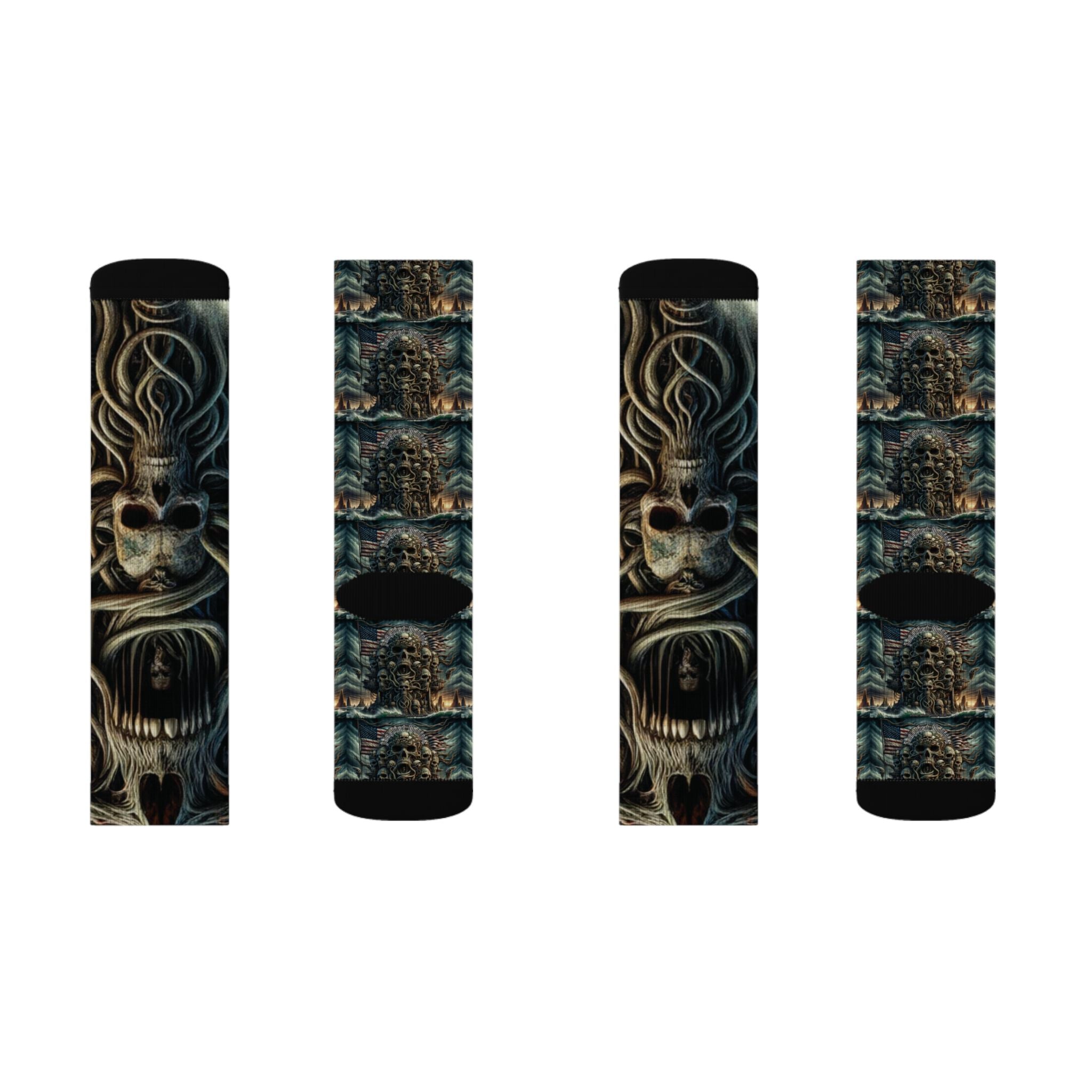 Ghosts of War Sublimation Socks- Unisex-Junglist Militia