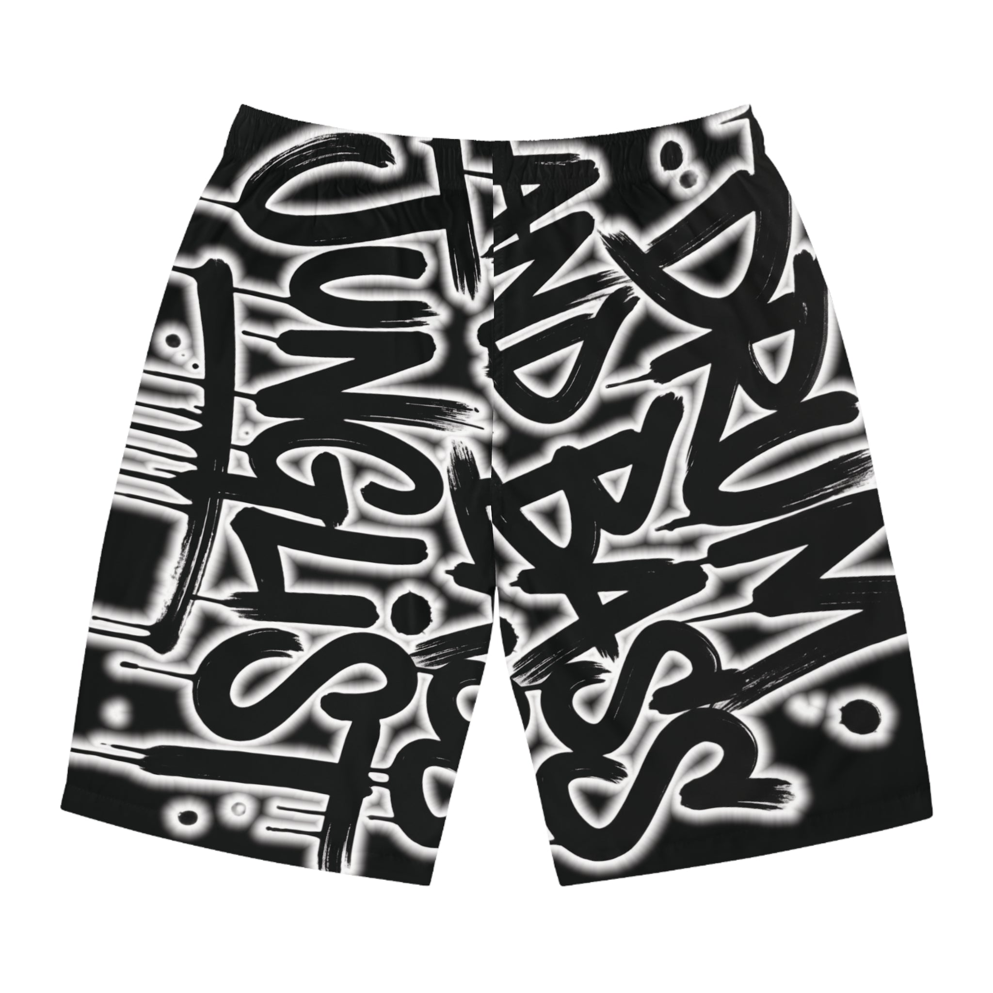 Drum & Bass Junglist Premium Board Shorts – NeuroDemonic Streetwear Edition